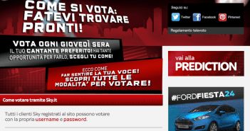 X Factor Italy online voting