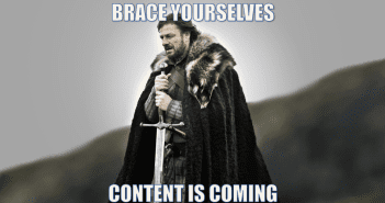 Brace yourselves