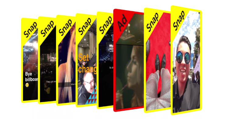 Snapchat 3V advertising
